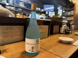 飲食店での取り扱いは珍しい「特別純米 男山」